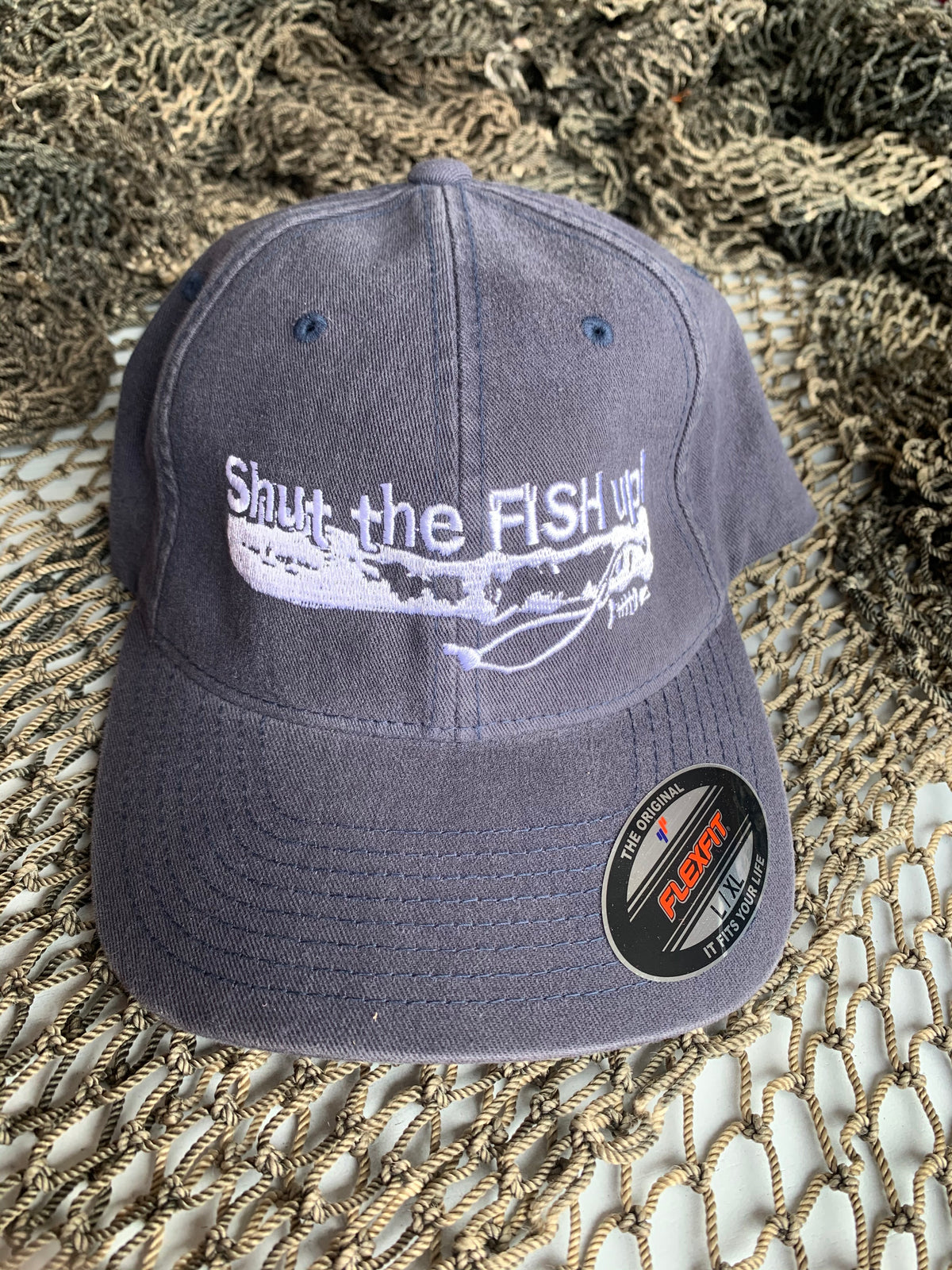 Shut The Fish Up Flexfit Hat - wildlgs